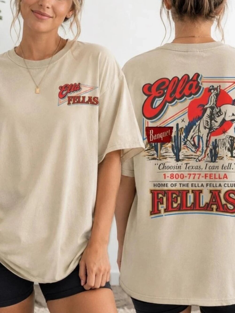 Ella Fella Club Tee 2026 Western Whiskey T-Shirt 257